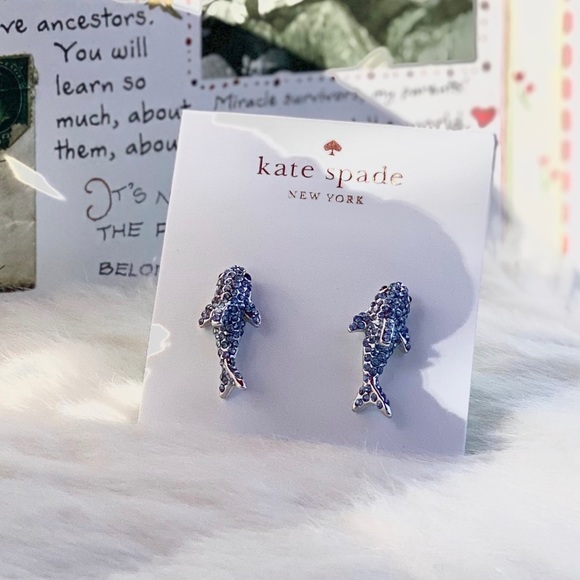 NEW KATE SPADE CALIFORNIA DREAMING PAVE EARRINGS - Picture 3 of 10